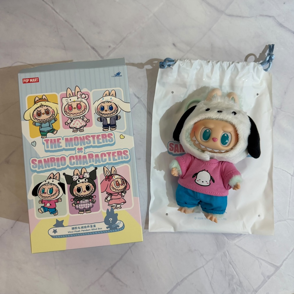 Pop Mart Labubu The Monsters x Sanrio Characters - Pochacco PC狗
