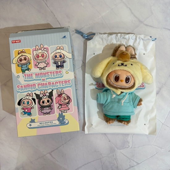 Pop Mart Labubu The Monsters x Sanrio Characters - Pompompurin 布甸狗