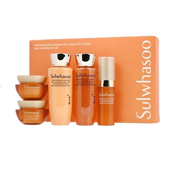 Sulwhasoo 雪花秀 Concentrated Ginseng Anti-aging Kit (5 Items) 人參系列5件套