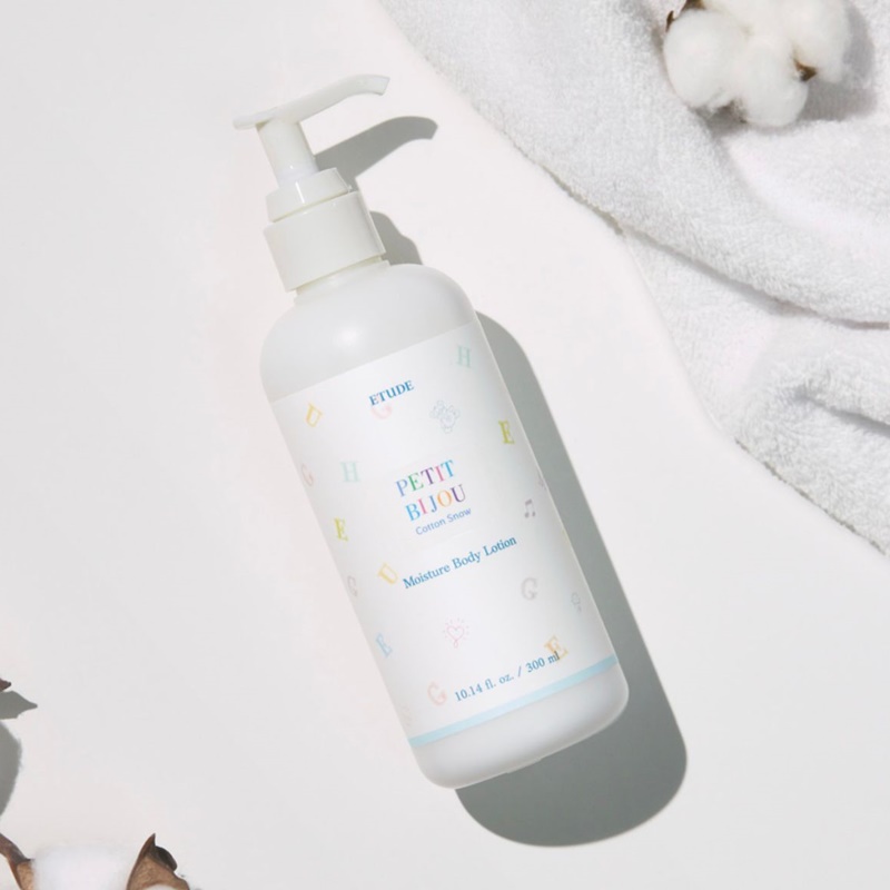 Etude Petit Bijou Cotton Snow Moisture Body Lotion 雪柔粉嫩身體乳(爽身粉味)