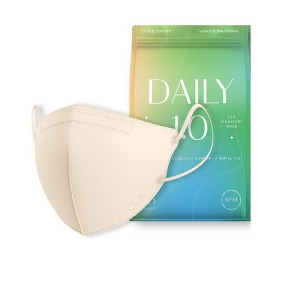 CLA Daily KF94 Mask Large 韓國2D KF94成人口罩 (1包25個 x2包/共50個)