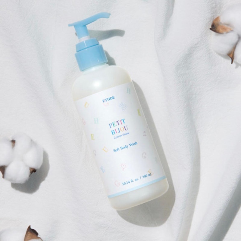 Etude Petit Bijou Cotton Snow Soft Body Wash 雪柔保濕沐浴露(爽身粉味)
