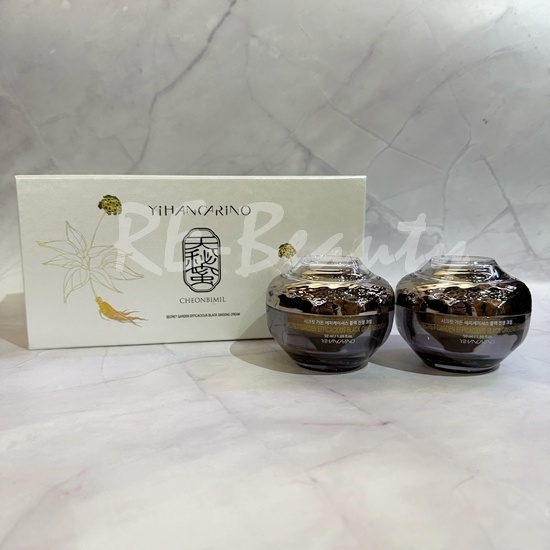 CHEONBIMIL YihanCarino Secret Garden Efficacious Black Ginseng Cream Set 黑蔘面霜套裝