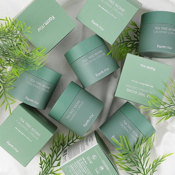 Farmstay Tree Biome Calming Water Cream 茶樹鎮靜水潤面霜