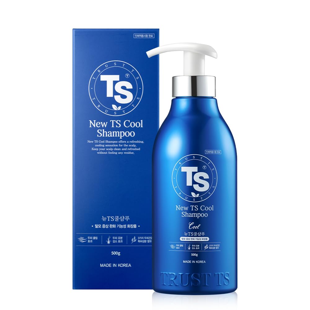 TS New TS Cool Shampoo 防脫髮清爽涼感洗頭水 500g
