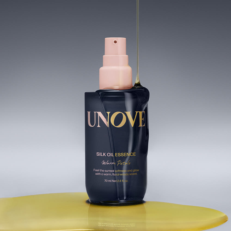 Unove Silk Oil Essence Double Set 高養蛋白絲滑精華護髮油 - Warm Petals